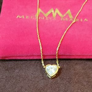 Melinda Maria Lustig Heart Necklace
